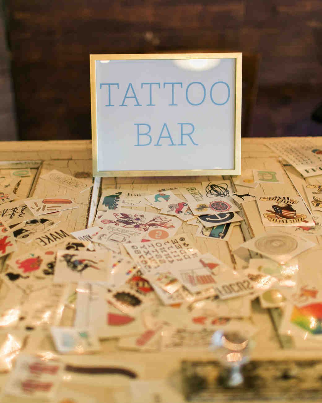 Tattoo bar venue signage